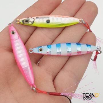 EFFE 3'lü LRF Jig Yem Seti Zebra Mix Çift Yüzlü HG1891