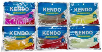 Kendo LRF Silikon Yem Aromalı Boru Kurdu 10cm Worm Solucan