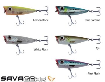 Savage Gear 3D Minnow Pop Walker 4.3cm 3g Popper Yem 05-Blue Sardine