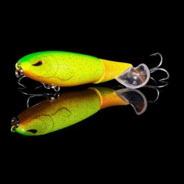 Japanese Yuki 9cm 13g Döner Kuyruklu Su Üstü Suni Yem HG2691