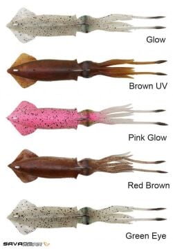 Savage Gear 3D TPE Swim Squid 26cm 126g Silikon Kalamar Suni Yem
