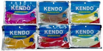 Kendo LRF Silikon Yem Aromalı Boru Kurdu 10cm Worm Solucan Slim