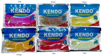 Kendo LRF Silikon Yem Aromalı Boru Kurdu 10cm Worm Solucan Slim