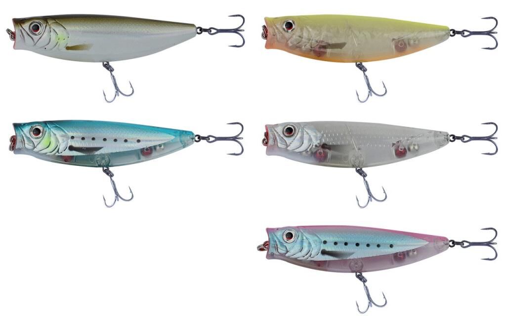 Savage Gear 3D Minnow Pop Walker55 5.5cm 5g Popper Yem 06-Pink Flash