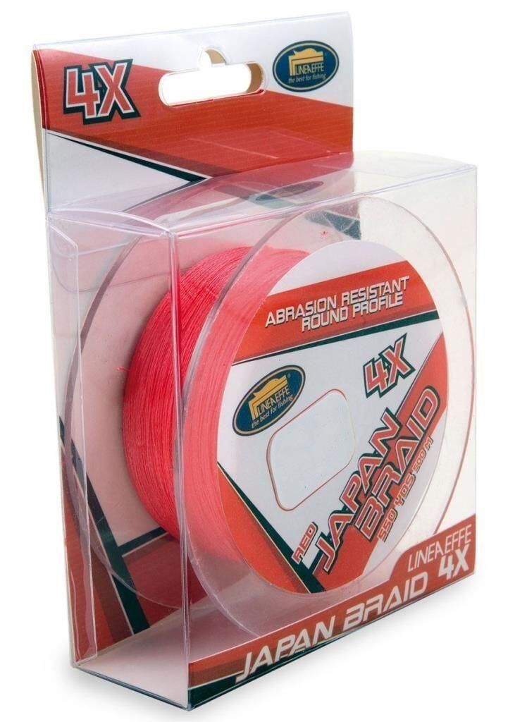 Lineaeffe Japan Braid 4x 500m 4 Kat Örgü İp Misina Kırmızı
