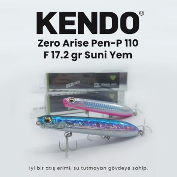 Kendo Zero Arise Pen-P 110 F 17.2g Suni Yem Floating Maket Balık