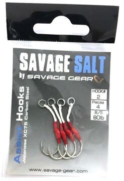 Savage Gear Assist Hook Jigging Asist İğnesi 4ad