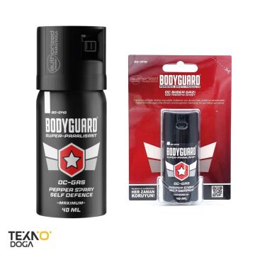 BODYGUARD Biber Gazı 40ml OC Göz Yaşartıcı Sprey 10'lu SKT:2028