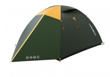 HUSKY Boyard Classic 4 Kişilik 3 Mevsim Kamp Çadırı Yeşil