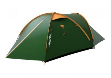 HUSKY Bizon Classic 3 Kişilik 3 Mevsim Kamp Çadırı Yeşil
