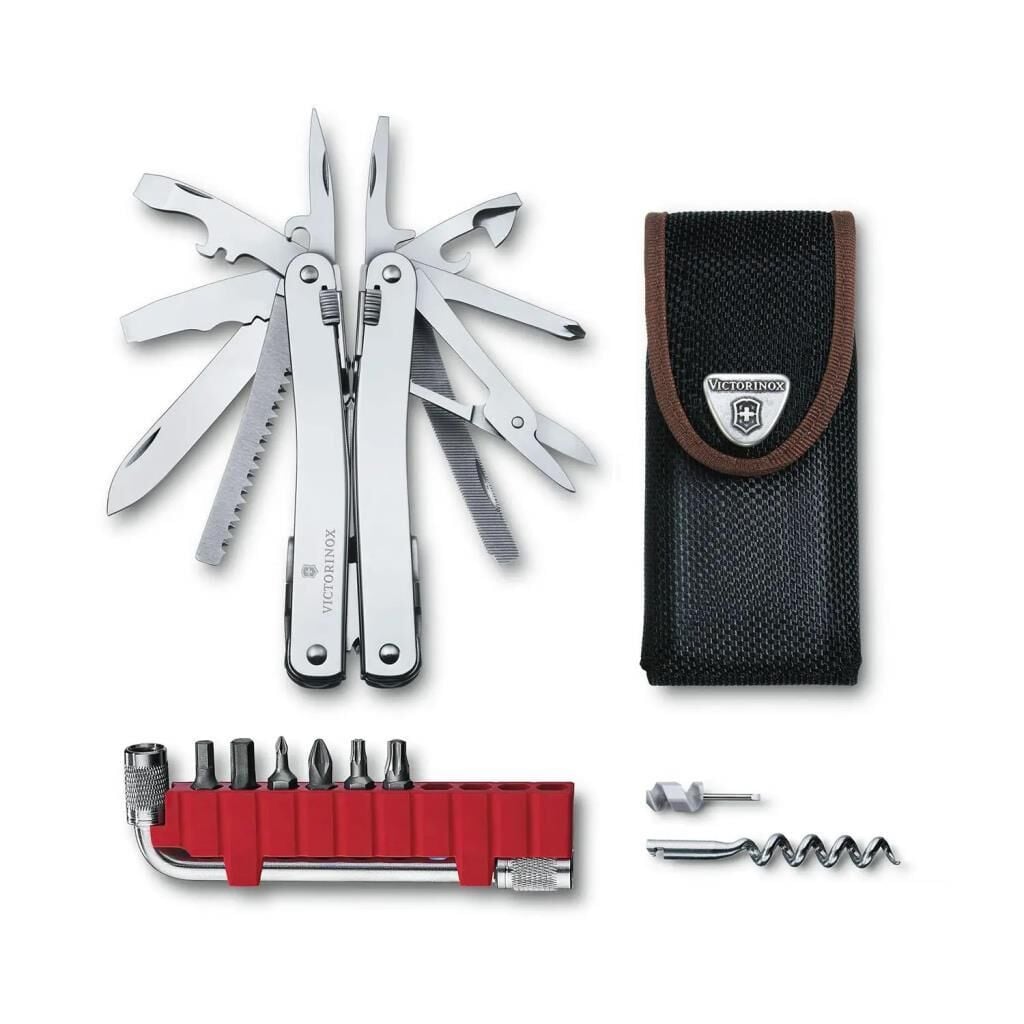 Victorinox SwissTool Spirit X Plus Penseli Çakı Naylon Kılıflı