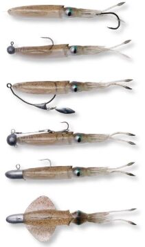 Savage Gear Swim Squid 18cm 32g Silikon Kalamar Suni Yem 2ad