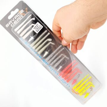 Savage Gear LRF Mini Sandeel Kit 5 Kafa 20 Kuyruk Suni Yem