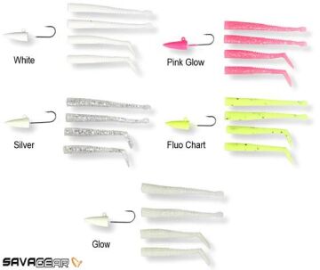 Savage Gear LRF Mini Sandeel Kit 5 Kafa 20 Kuyruk Suni Yem