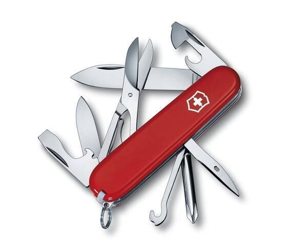 Victorinox Super Tinker 1.4703 Kırmızı İsviçre Çakısı 91mm 14F