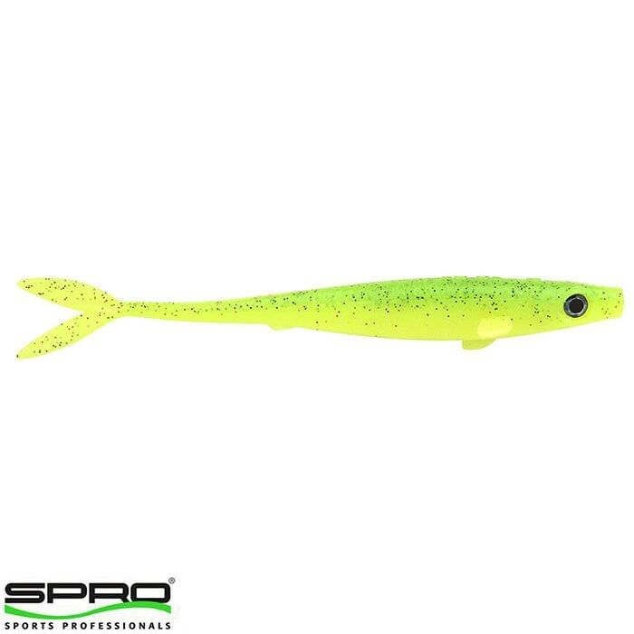 SPRO V-Power 8cm 3g Silikon Suni Yem UV Lemon Lime