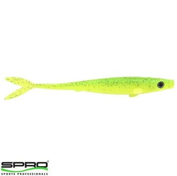 SPRO V-Power 8cm 3g Silikon Suni Yem UV Lemon Lime