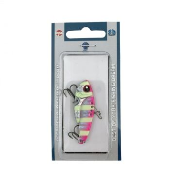 DFT Metal Vibrasyon Suni Yem 14g 5cm Pink Glow Zebra 7732