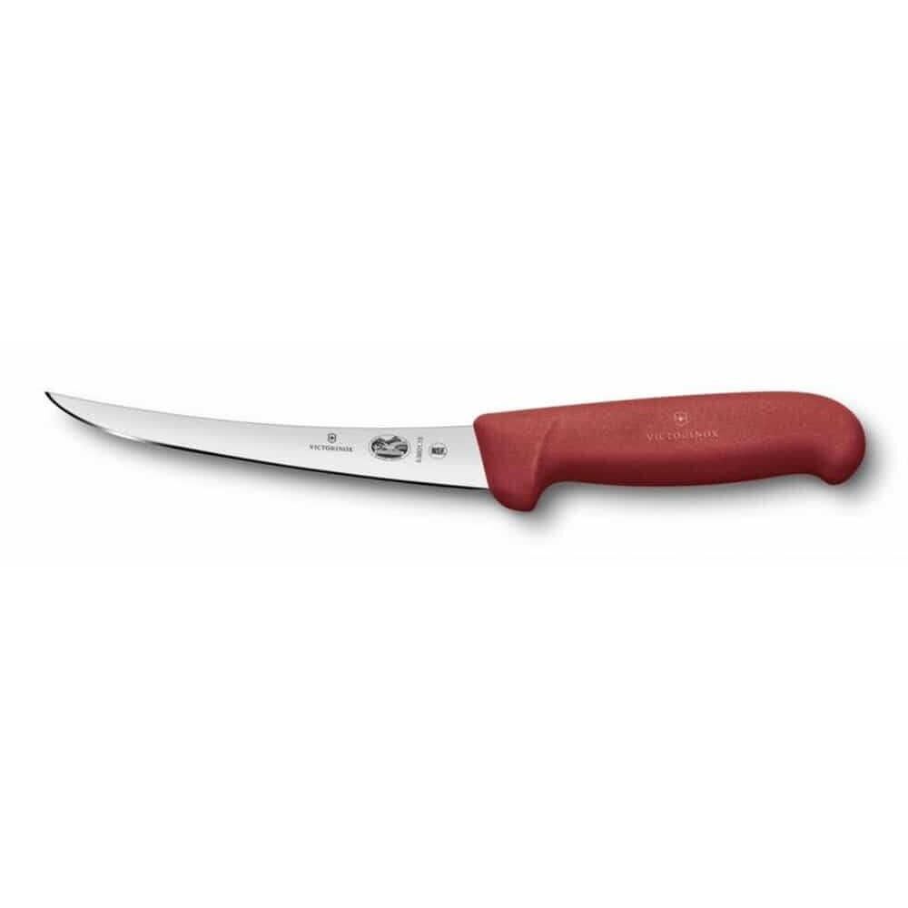 Victorinox Fibrox 12cm Kavisli Dar Ağız Sıyırma Bıçağı 5.660 Kırmızı