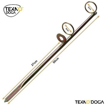 TAMSET V1 50cm Metal Kamış Dayama Ayağı Kum Dikeni