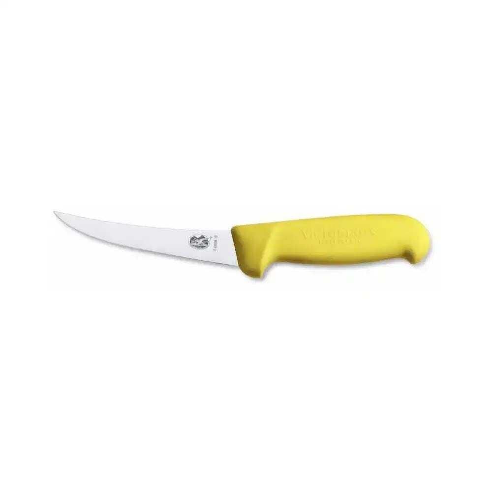 Victorinox Fibrox 12cm Kavisli Dar Ağız Sıyırma Bıçağı 5.660 Sarı