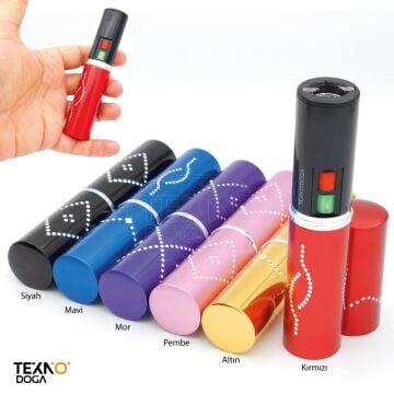 V1 Ruj Parfüm Elektro Şok Cihazı, Şarjlı El Feneri Şok Aleti