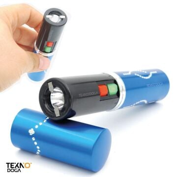 V1 Ruj Parfüm Elektro Şok Cihazı, Şarjlı El Feneri Şok Aleti