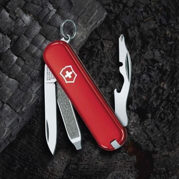 Victorinox Rally 0.6163 Kırmızı İsviçre Çakısı 58mm 9F