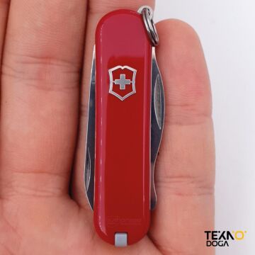 Victorinox Rally 0.6163 Kırmızı İsviçre Çakısı 58mm 9F
