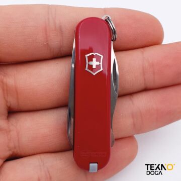 Victorinox Rally 0.6163 Kırmızı İsviçre Çakısı 58mm 9F