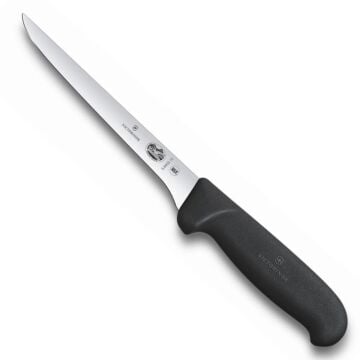 Victorinox Fibrox 12cm Kavisli Dar Ağız Sıyırma Bıçağı 5.6403.12 Siyah