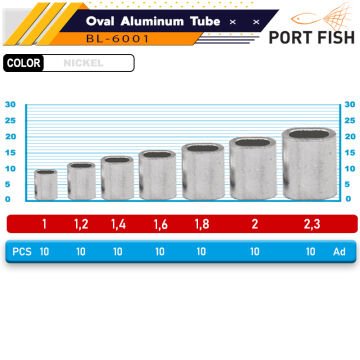 PORTFISH Çelik Olta Teli Kıstrma Burcu Çift Kanal BL-6001