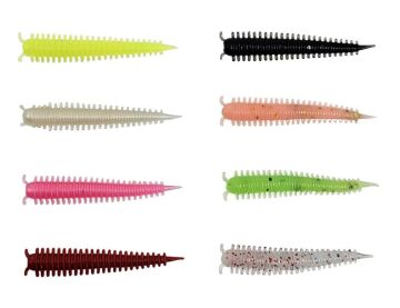 Kendo Zombie Worm LRF Silikonu 4cm 8ad Mix Color