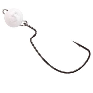 SPRO Rigged Bottom Jig LRF Silikon Yem Zokası Glow No: 2/0