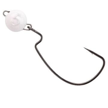 SPRO Rigged Bottom Jig LRF Silikon Yem Zokası Glow No: 2/0
