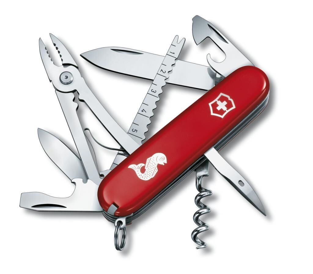 Victorinox Angler 1.3653.72 Balıkçı İsviçre Çakısı 91mm 19F