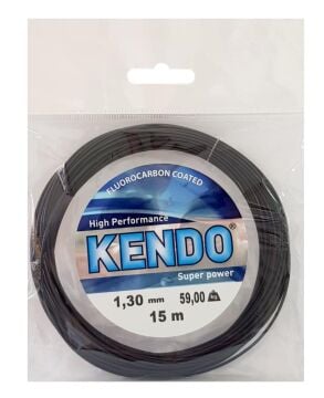 Kendo Zıpkın Misinası FluroCarbon Kaplı Siyah Renk 15m Misina