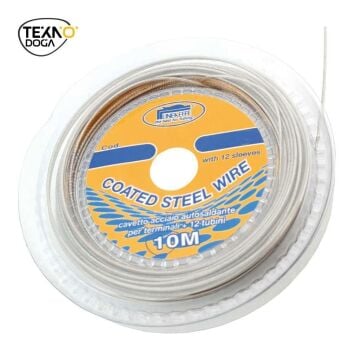 Lineaeffe Çelik Olta Teli Lüfer Turna Avı İçin 10m Tel ve 12 Burç