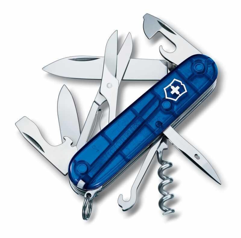 Victorinox Climber 1.3703.T2 Şef. Mavi İsviçre Çakısı 91mm 14F