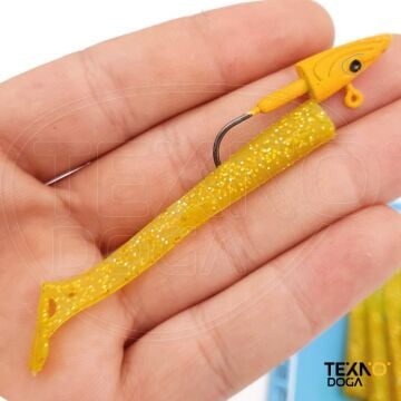 Ryuji V8 8cm 5.5g LRF Silikon Yem Chartreuse Glow