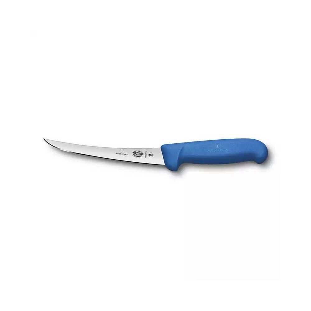 Victorinox 15cm Kavisli Dar Ağız Sıyırma Bıçağı 5.6602.15 Mavi
