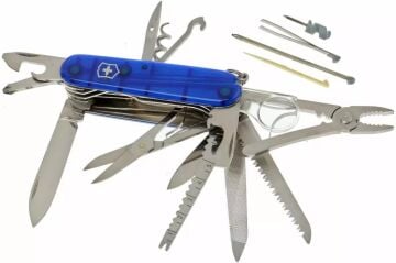 Victorinox SwissChamp 1.6795.T2 Mavi İsviçre Çakısı 91mm 33F