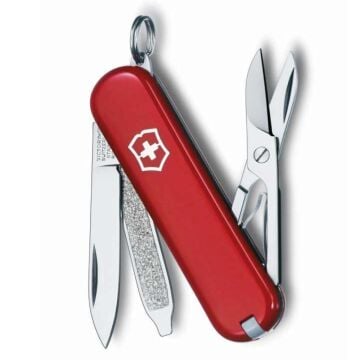 Victorinox Classic SD 0.6223.B Kırmızı İsviçre Çakısı 58mm 7F
