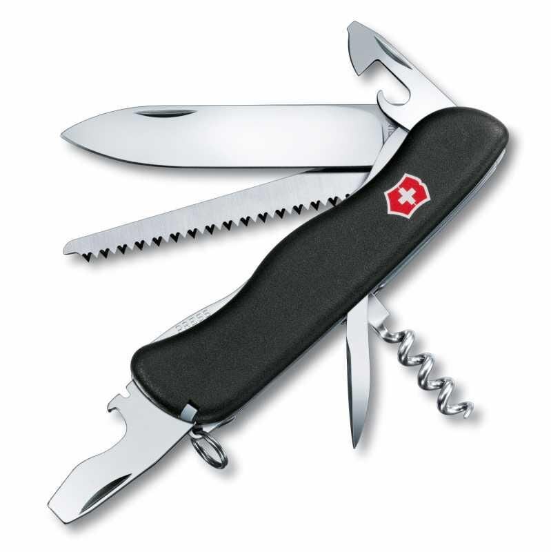 Victorinox Forester 0.8363.3 Siyah İsviçre Çakısı 111mm 12F
