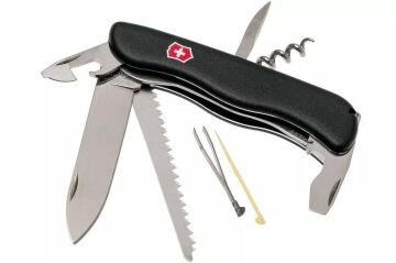 Victorinox Forester 0.8363.3 Siyah İsviçre Çakısı 111mm 12F