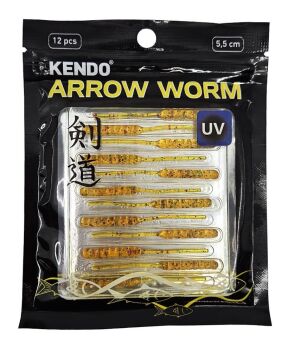 Kendo Arrow Worm LRF Silikonu 5,5cm 12 Adet