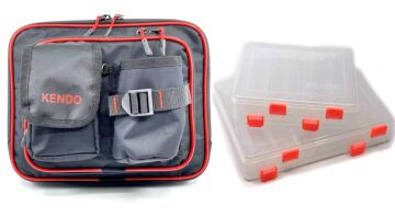 Kendo Spin LRF Avı Balıkçı Bel Çantası 2 Kutulu