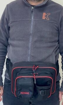 Kendo Spin LRF Avı Balıkçı Bel Çantası 2 Kutulu