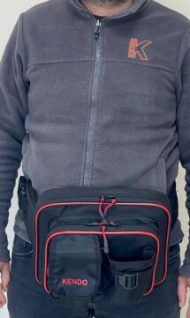 Kendo Spin LRF Avı Balıkçı Bel Çantası 2 Kutulu