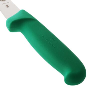 Victorinox 15cm Kavisli Dar Ağız Sıyırma Bıçağı 5.6604.15 Yeşil